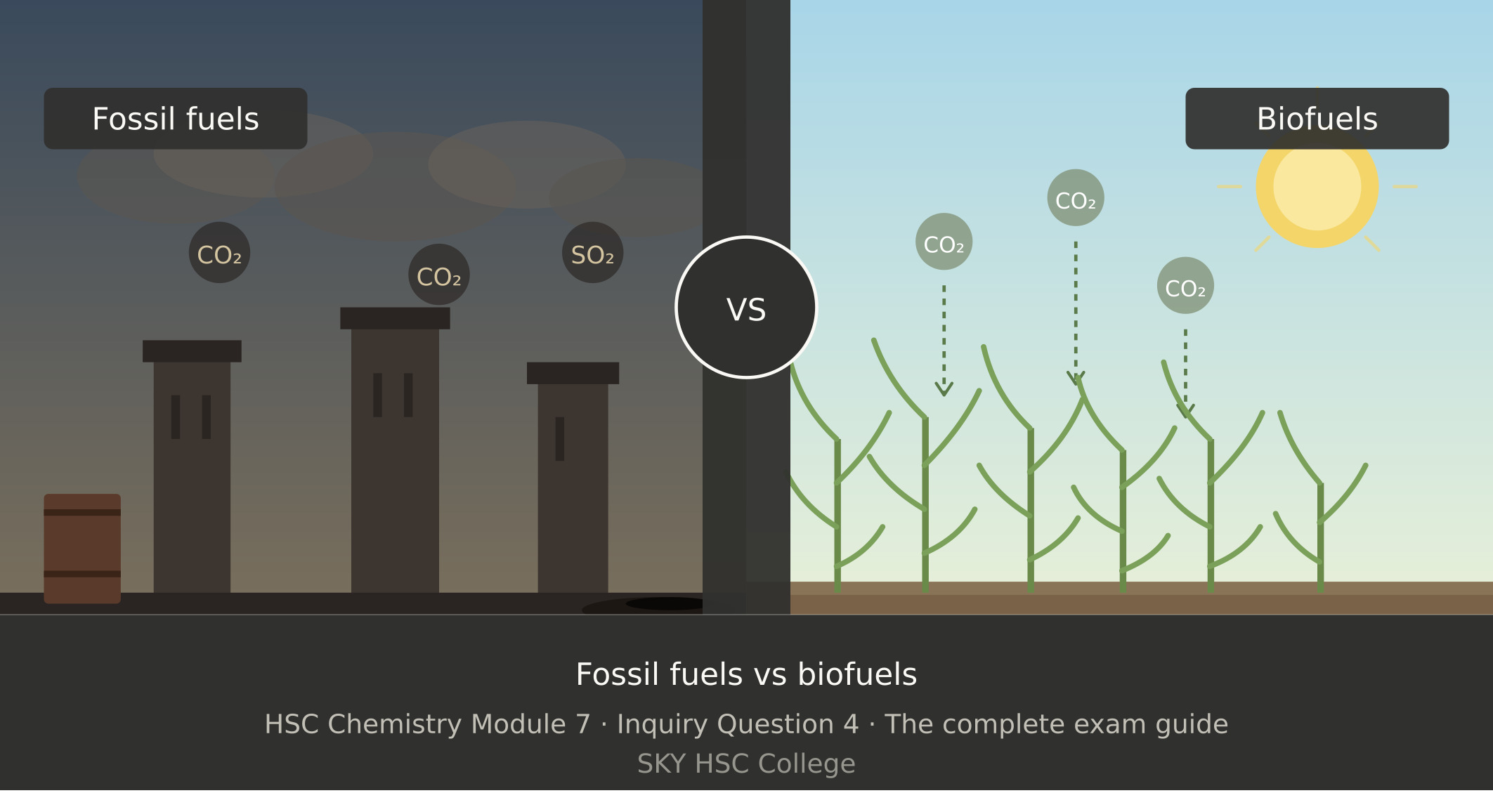 HSC Chemistry Module 7: Fossil Fuels vs Biofuels — Complete Exam Guide